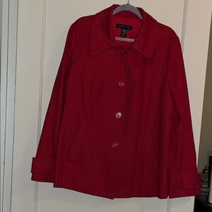 New York & Company Red Coat